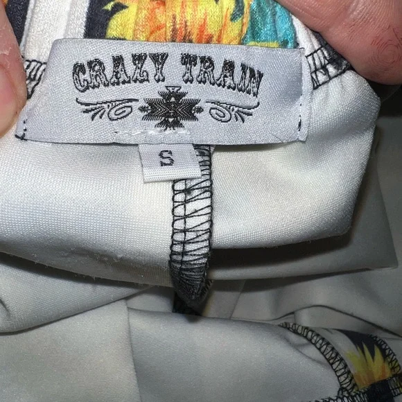 Crazy Train Sunflower Shorts - Picture 5 of 5